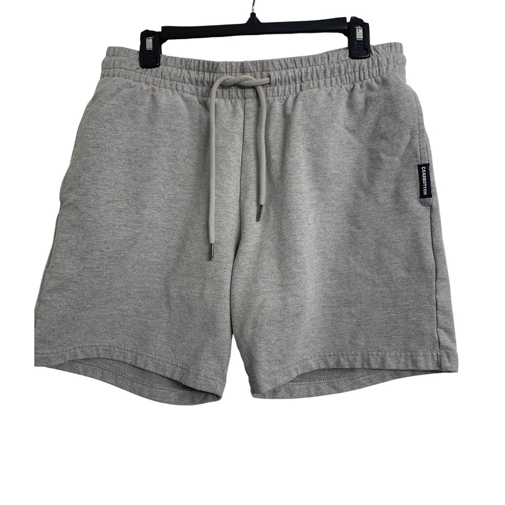 Bearbottom Fleece Cotton Lounge Streetwear Shorts Gray  Size Large